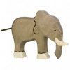 JJB  Holztiger Elephant trompe en Bas en Bois