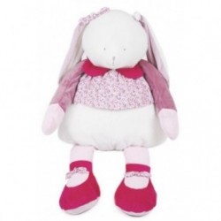 Accueil Doudou et Compagnie doudou Doudou et compagnie Lapin Rose XXL 80cms DC2712 Cerise Pantin