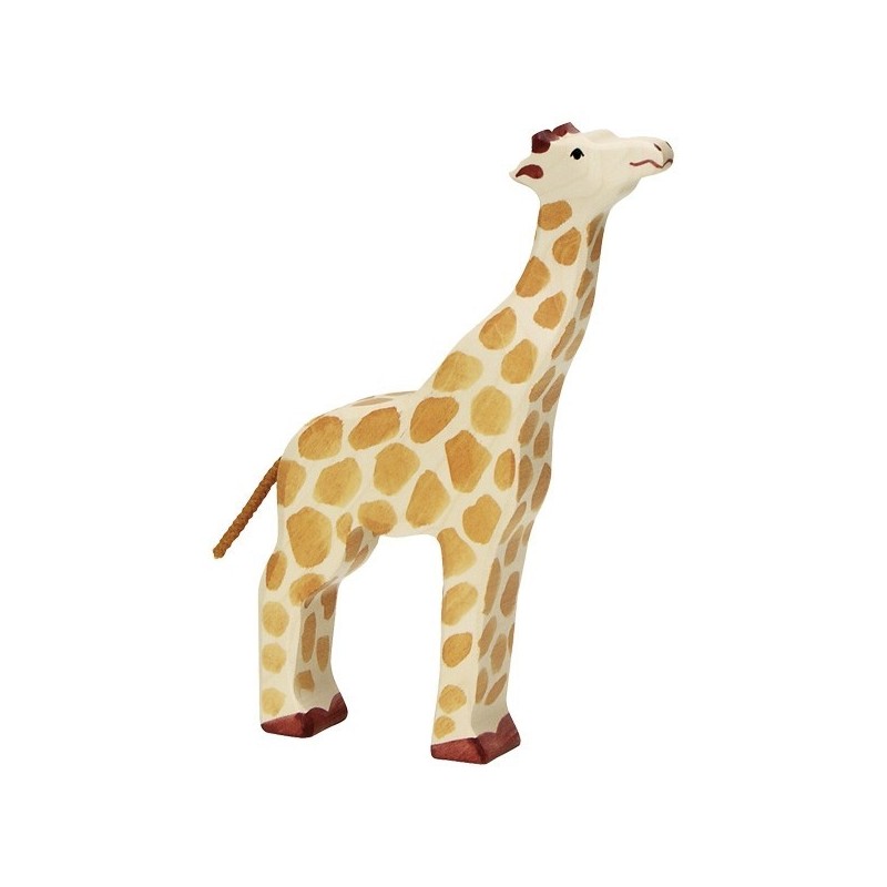 JJB  Holztiger La Girafe Tête Haute en Bois