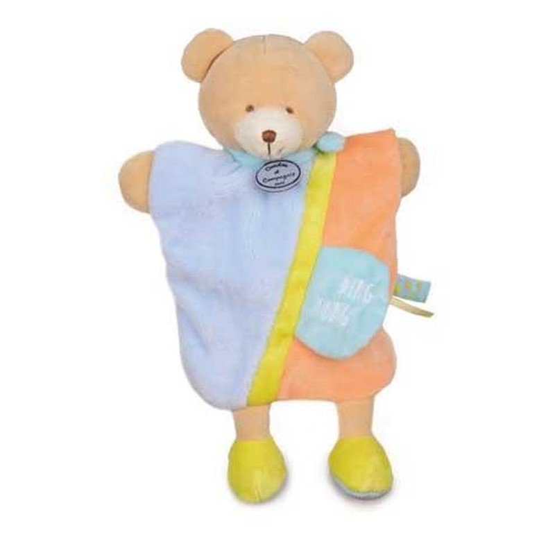 Accueil Doudou et Compagnie doudou Doudou et compagnie Ours Orange Ding Dong Bleu DC2784 Les Petits Secret Marionnette