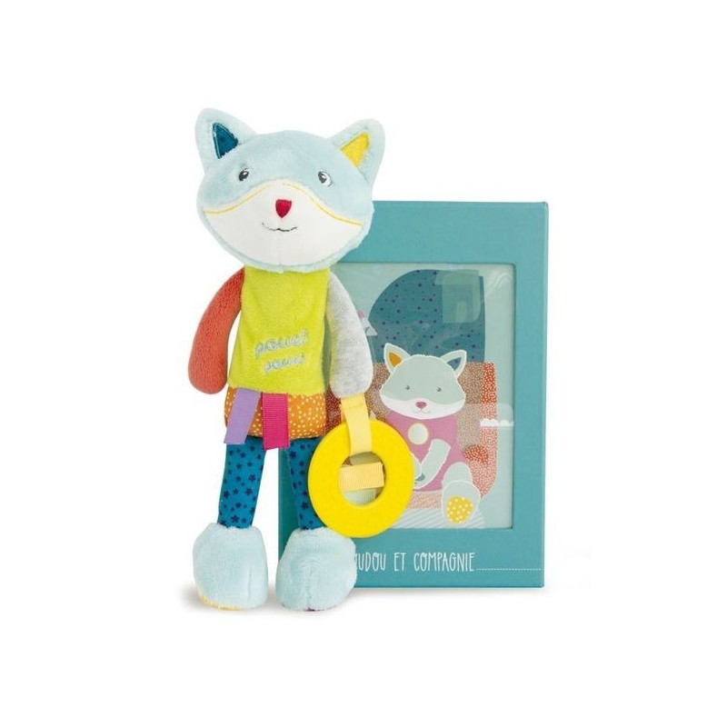 Accueil Doudou et Compagnie doudou Doudou et compagnie Loup Bleu DC3094 pouet