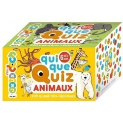 JJB Editions Milan P'tits Jeux docs Qui Que Quiz Animaux 200 questions