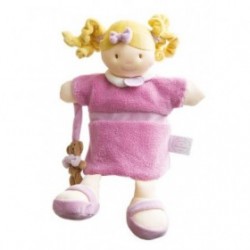 Accueil Doudou et Compagnie doudou Doudou et compagnie Poupee Rose Mlle DC2353 Melle Marionnette