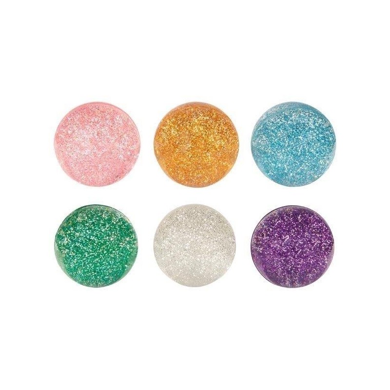 JJB  Balle rebondissante à paillettes