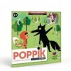 JJB  Poppik 6 cartes le petit chaperon Rouge 70 Stickers Gommettes