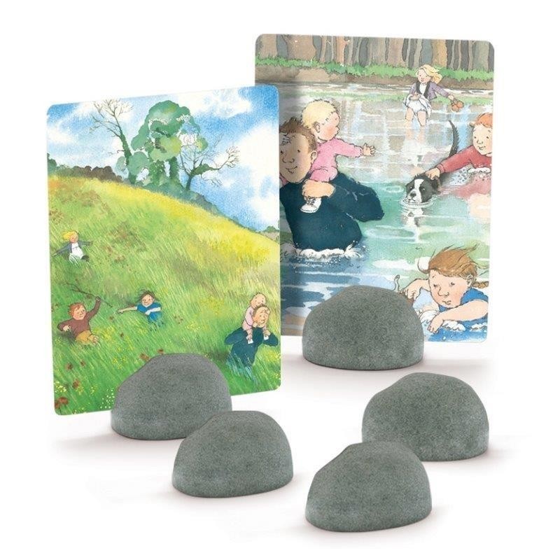 JJB  Lot de 5 portes cartes en Pierre