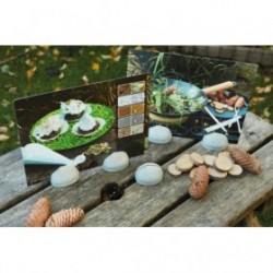 JJB  Lot de 5 portes cartes en Pierre