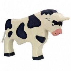 JJB  Figurine en Bois Holztiger le Taureau