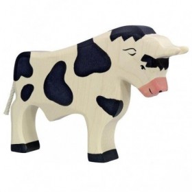 JJB  Figurine en Bois Holztiger le Taureau