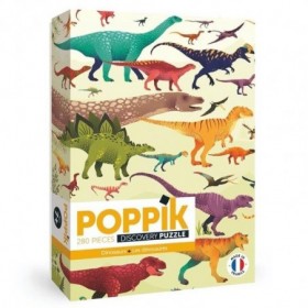 JJB  Poppik puzzle Les Dinosaures 280 piéces