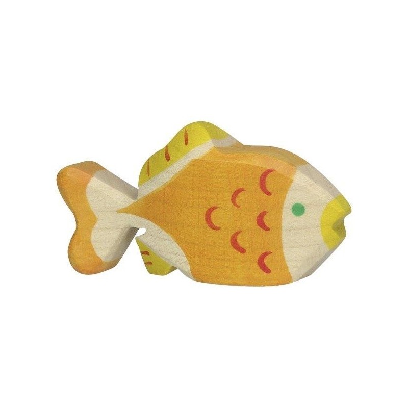 JJB  Figurine en Bois Holztiger le poisson