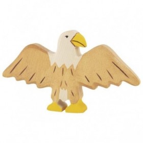 JJB  Figurine en Bois Holztiger l'Aigle