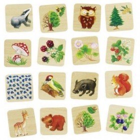 JJB  Jeu de mémoire memory sur la forêt