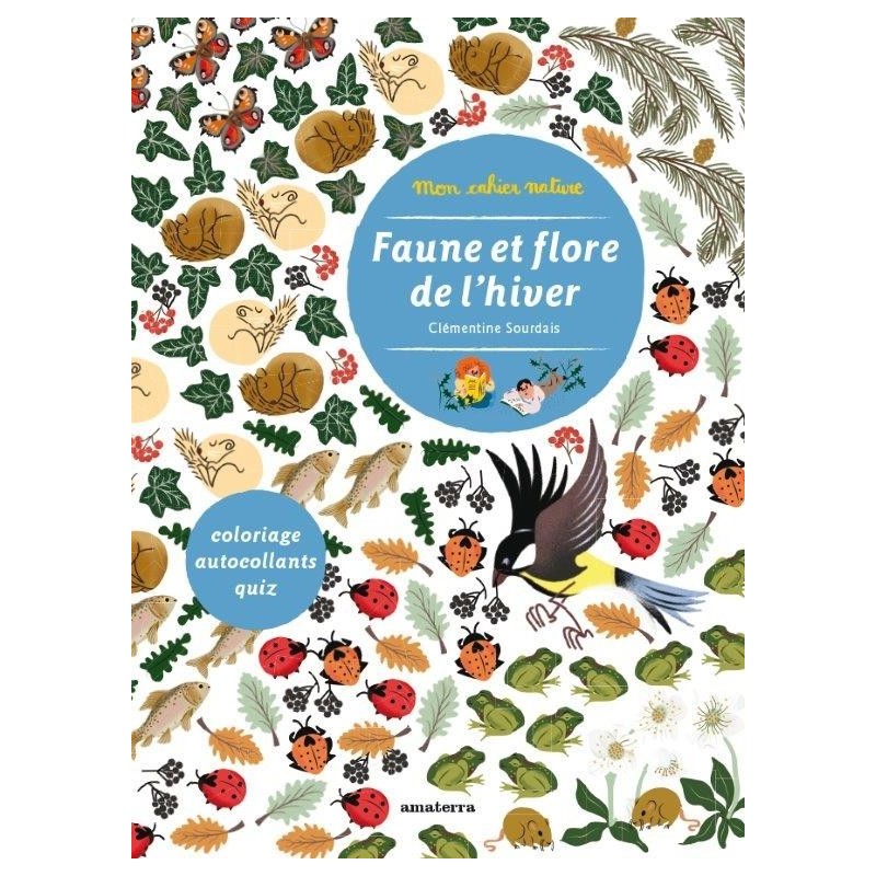 JJB Editions Amaterra Cahier d'activités Mon cahier Nature la Faune et la Flore de l'Hiver