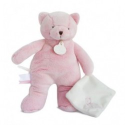 Accueil Doudou et Compagnie doudou Doudou et compagnie Chat Rose avec mouchoir 25cms J'aime mon doudou Pantin