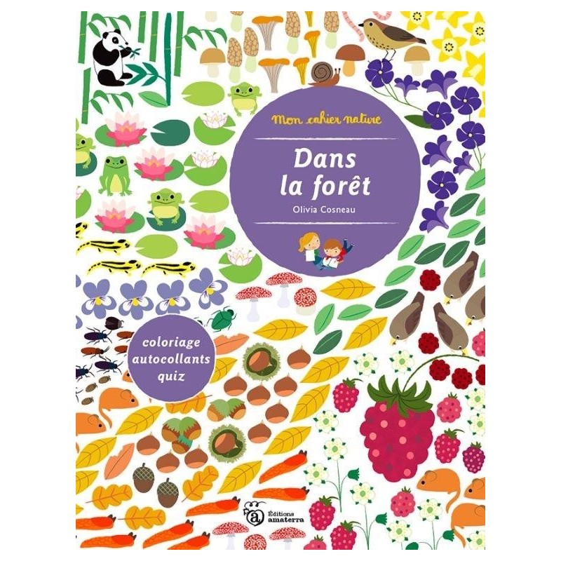 JJB Editions Amaterra Cahier d'activités Nature dans la forêt