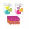 JJB familienmomente kit de Cartes à poinçonner de pré-écriture sur le thème de l'Amour