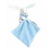 Accueil Doudou et Compagnie Doudou et compagnie Lapin Bleu fleur 10cms Bonjour Doudou Pantin