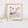 JJB  Poppik 6 cartes des animaux de l'eau 96 Stickers Gommettes