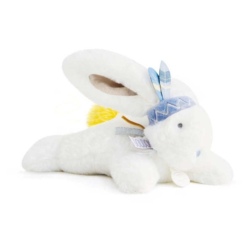 Accueil Doudou et Compagnie Doudou et compagnie Lapin Bleu Atawa Bleu Jaune Tutti Frutti