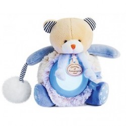 Accueil Doudou et Compagnie doudou Doudou et compagnie Ours Bleu DC3053 Lovely Veilleuse