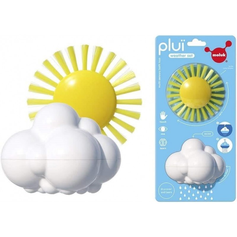 JJB moluk Set meteo le soleil et Le nuage arrosoir Plui pour le Bain