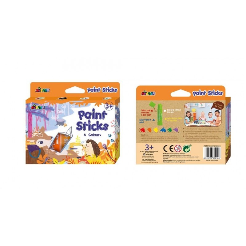 JJB AVENIR Coffret 6 crayons à peinture