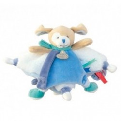 Accueil Doudou et Compagnie doudou Doudou et compagnie Chien Bleu 16cms DC3388 Doudou Tatoo Plat