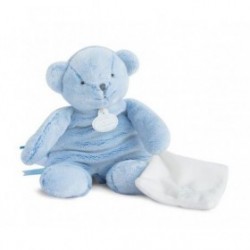 Accueil Doudou et Compagnie doudou Doudou et compagnie Ours Bleu DC3166 J'aime mon doudou Pantin