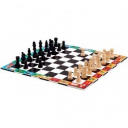 JJB Djeco Djeco coffret de Jeux échecs Dames