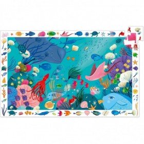 JJB Djeco Djeco Puzzle d'observation Aquatique