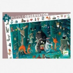 JJB Djeco Djeco Puzzle d'observation La foret enchanté