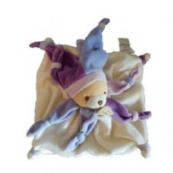 Accueil Doudou et Compagnie doudou Doudou et compagnie Ours Violet bonnet Petale DC2384 Collector Plat