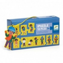JJB Djeco Djeco Puzzle Frise Je m'habille