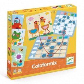 JJB Djeco Djeco Coloformix Le jeu d'orientation Spatiale