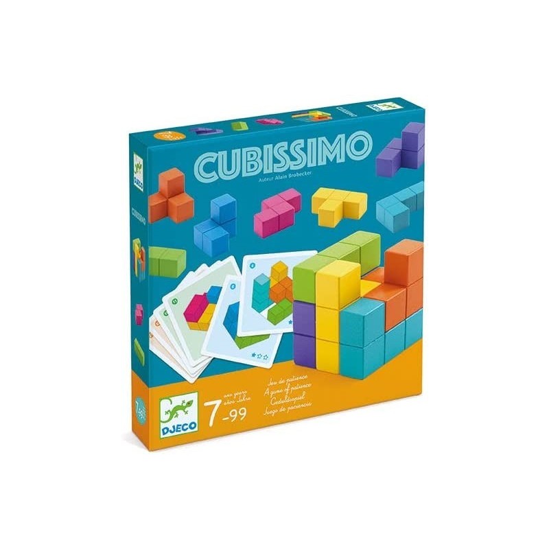 JJB Djeco Djeco Cubissimo Jeu d'assemblage en 3D cube Multicouleur