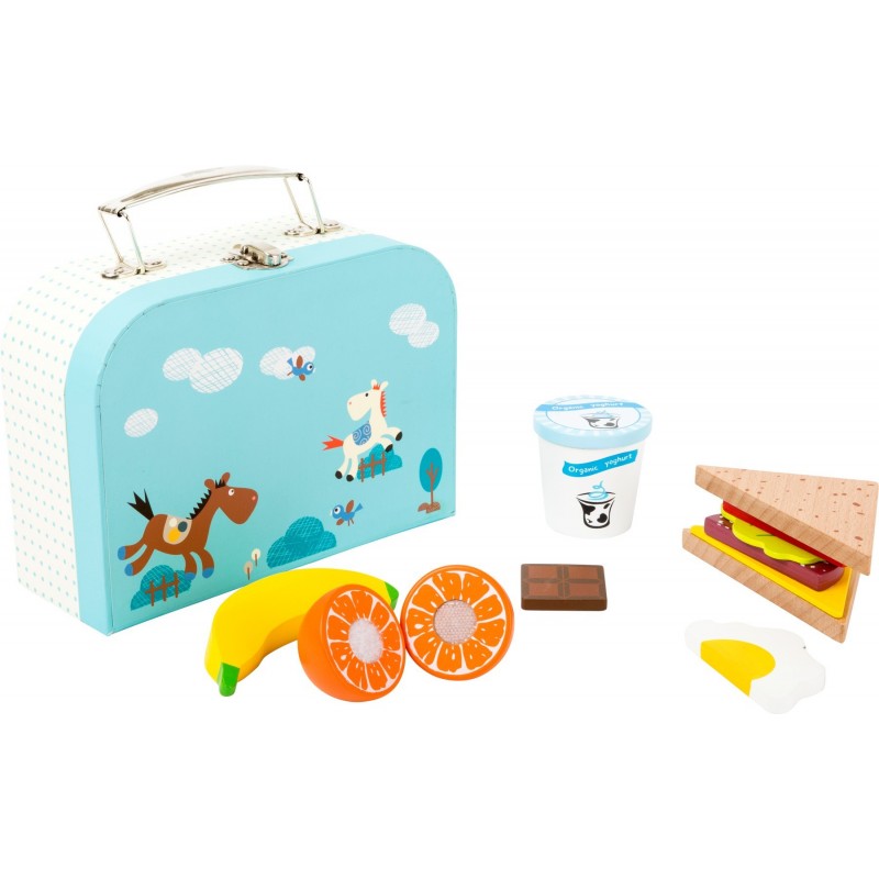 JJB  Small Foot Valise à Goûter en Bois