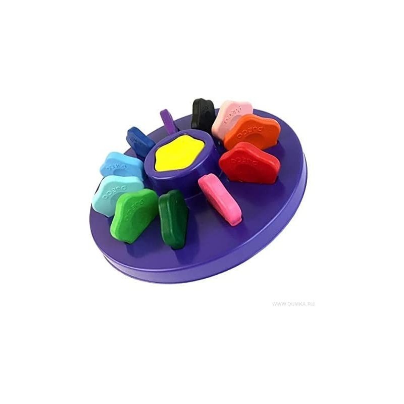 JJB Djeco Djeco Coffret de 12 crayons fleurs