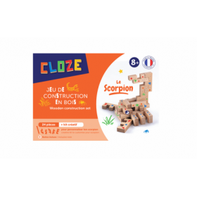 JJB  Cloze Set de Construction en Bois Créer Ton Scorpion