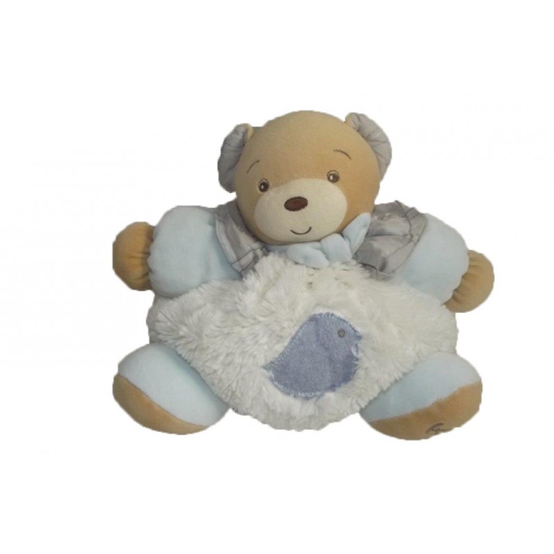 Accueil Kaloo doudou Kaloo Ours Blanc boue poisson baleine Blue Hochet