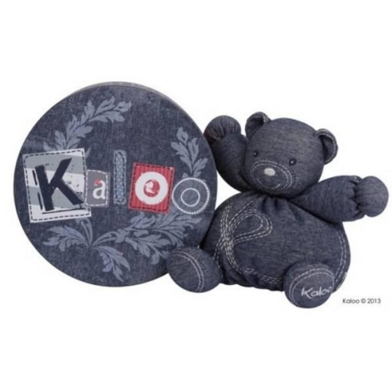 Accueil Kaloo doudou Kaloo Ours Bleu Blue Denim 18cms Blue Pantin