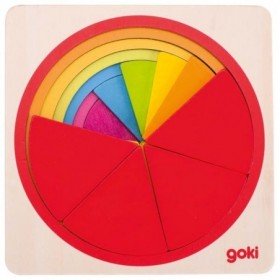 JJB  Goki Puzzle Cercle en Bois Format Pocket