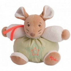 Accueil Kaloo doudou Kaloo Souris Vert 20cms Etoile Winter Follies Pantin