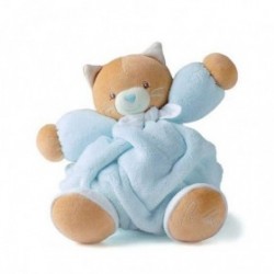 Accueil Kaloo doudou Kaloo Chat Bleu Aqua 25cms Plume Pantin