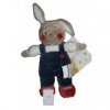 Accueil Kimbaloo doudou Kimbaloo Lapin Bleu salopette chaussure rouge La halle Pantin