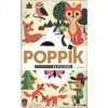 JJB  Poppik 60 Stickers  Poster Géant Les animaux de la forêt