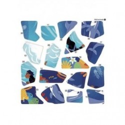 JJB  Poppik Stickers Les Animaux sauvages 3 x 35 gommettes
