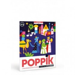 JJB  Poppik Poster du Grand Décor de Noel en 520 Gommettes