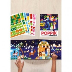 JJB  Poppik Poster du Grand Décor de Noel en 520 Gommettes