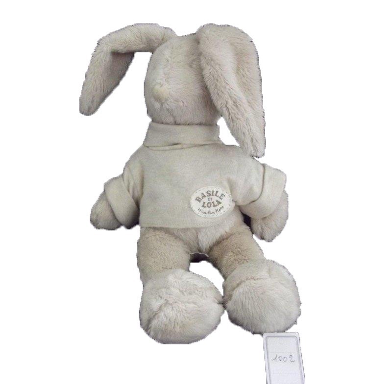 Accueil Moulin Roty Doudou Moulin Roty Lapin Beige Basile & Lola Pantin